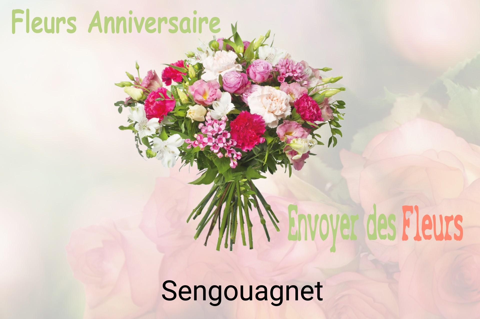 Bouquet de fleurs d’anniversaire livré à Sengouagnet